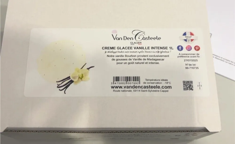 Creme glacee vanille intense
