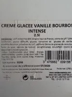 Crème glace vanille bourbon