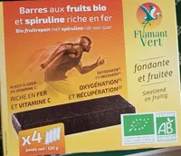 Barres aux fruits bio et spiruline