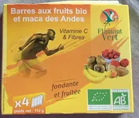 Barres aux fruit bio et maca des Andes