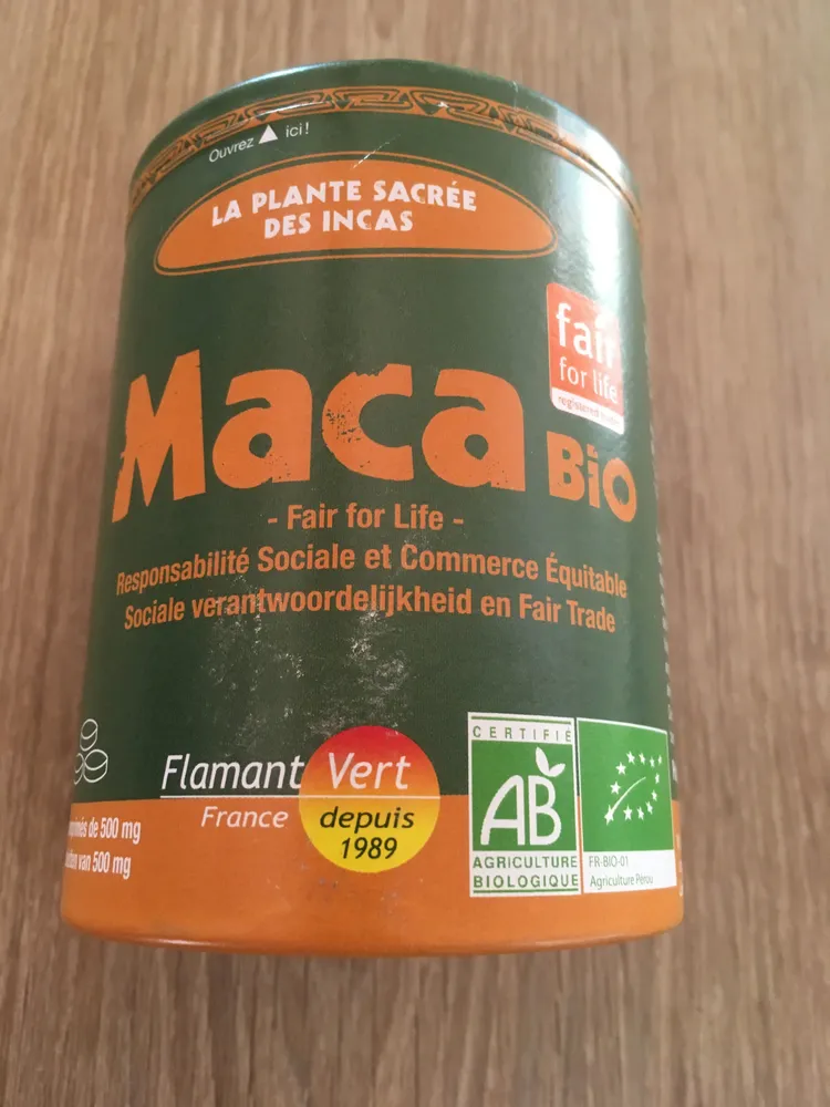 Maca Bio FR - 340 Comprimés de 500mg- Flamant Vert