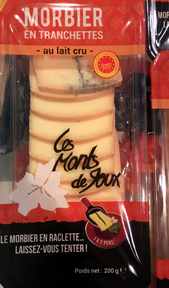 Morbier en tranchettes au lait cru