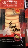 Morbier en tranchettes au lait cru