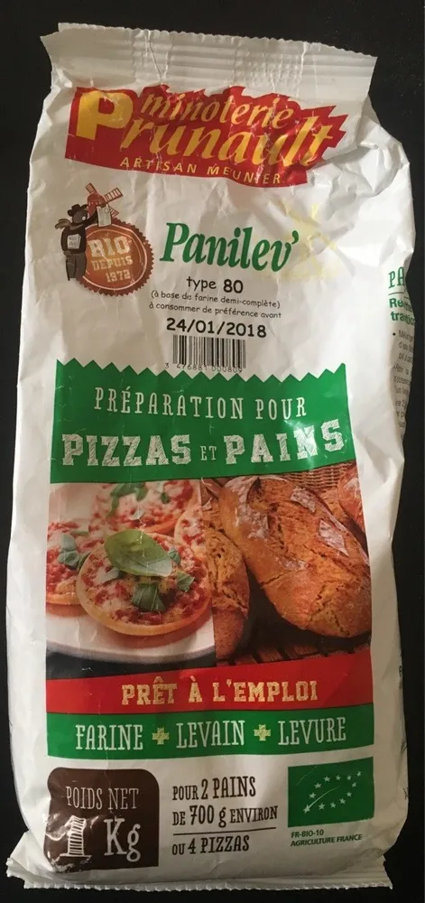 Préparation  pour Pizzas et pain