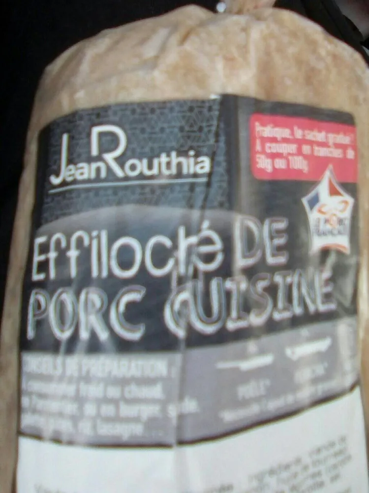 Effiloché de porc cuisiné