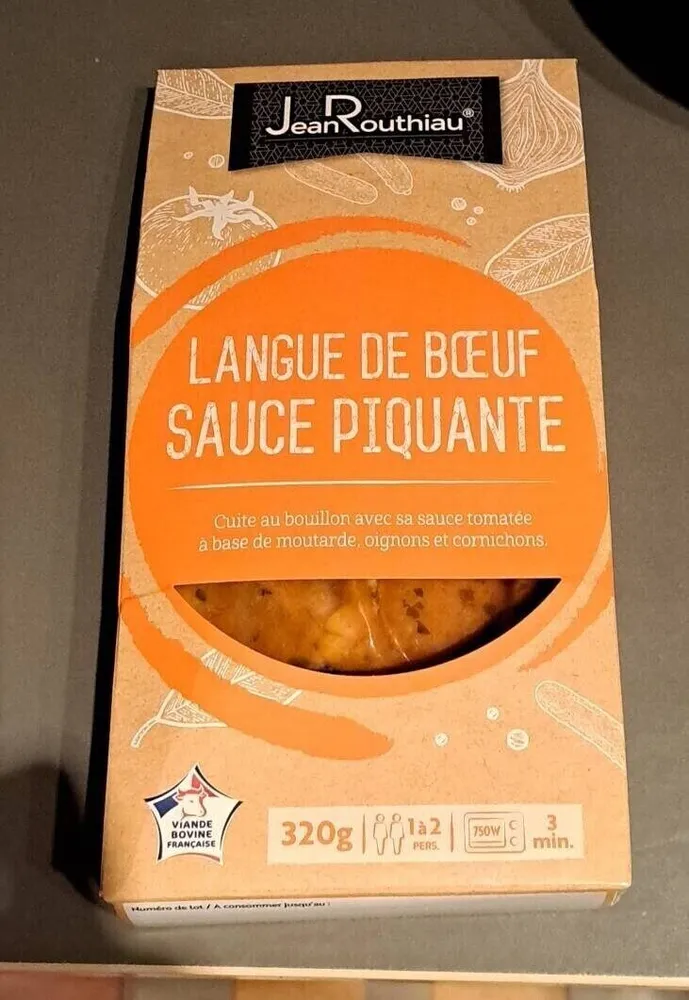 Langue de bœuf sauce piquante