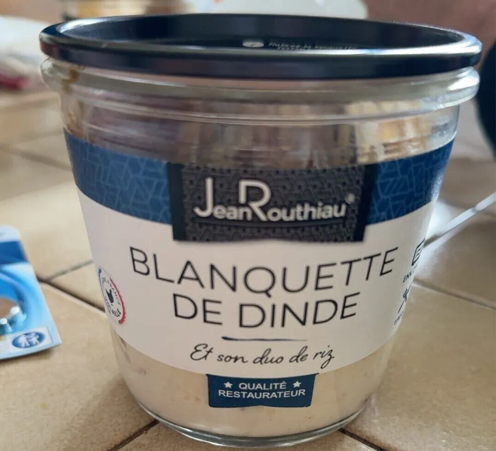 BLANQUETTE DE DINDE Et son duo de riz