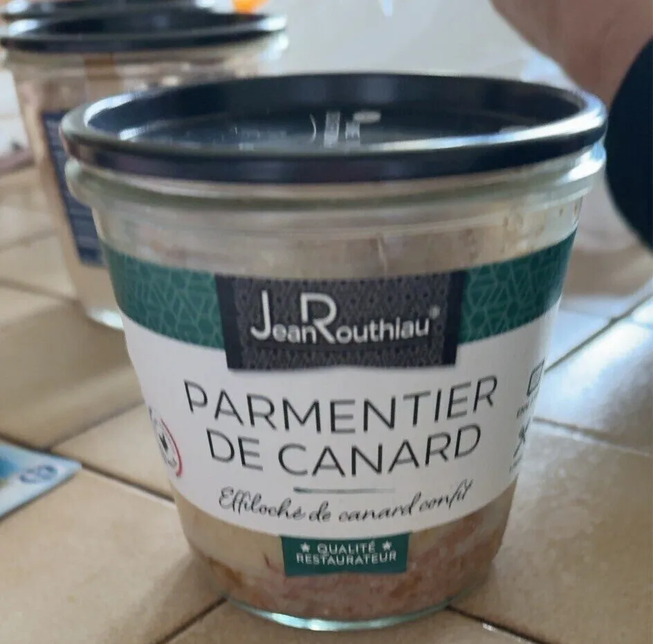 PARMENTIER DE CANARD Effiloché de canard confit
