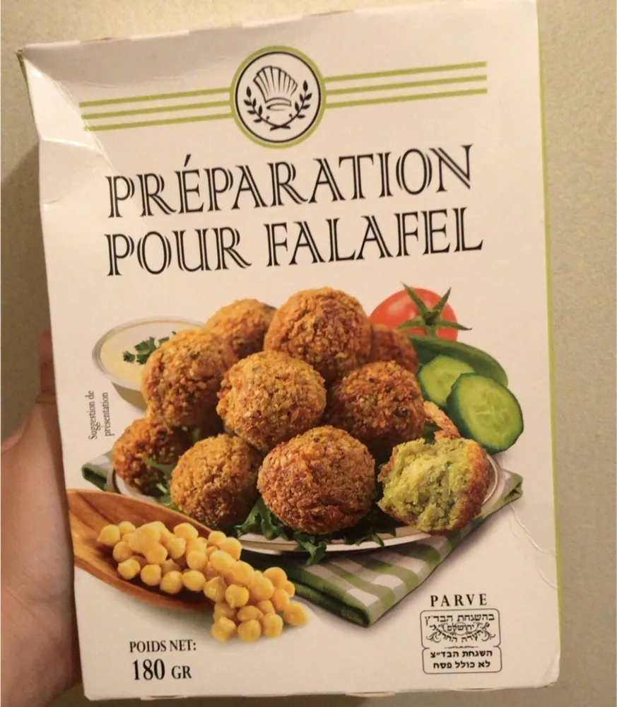 Préparation pour Falafel