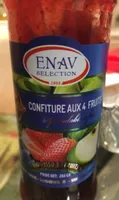 Confiture aux 4 fruits