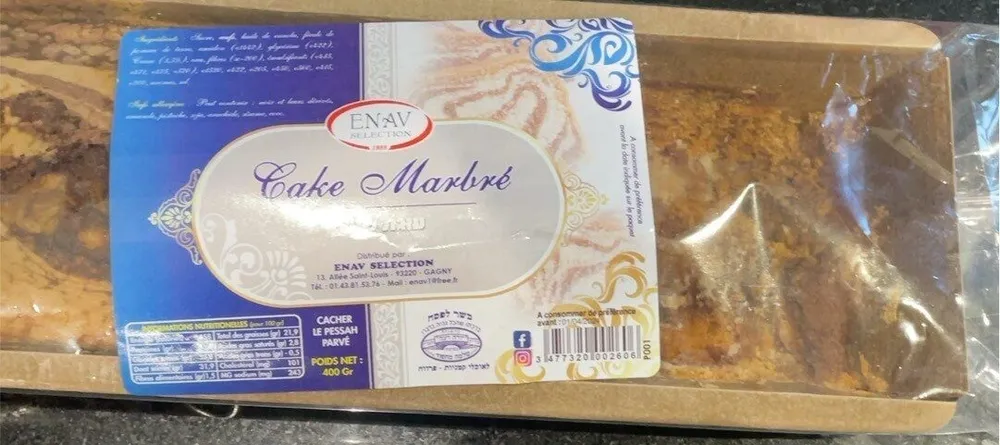 Cake marbre