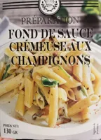 Fond de sauce cremeuse aux champignons
