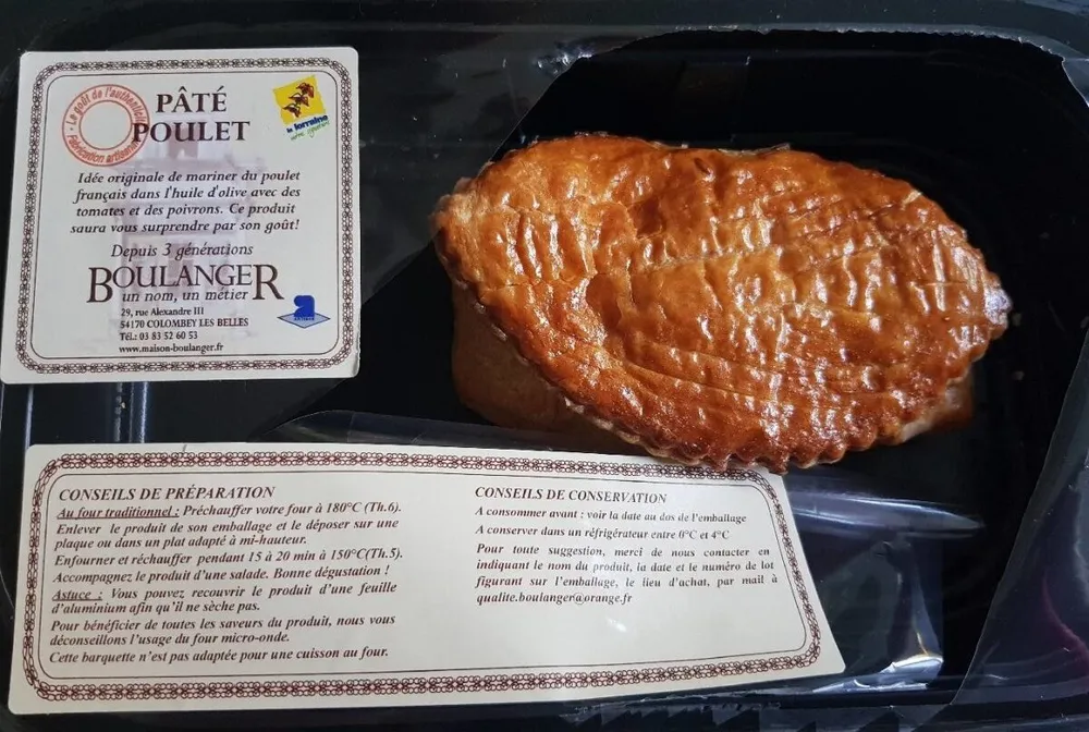 Pâté poulet