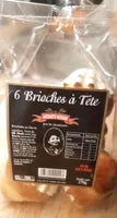 6 brioches à tête