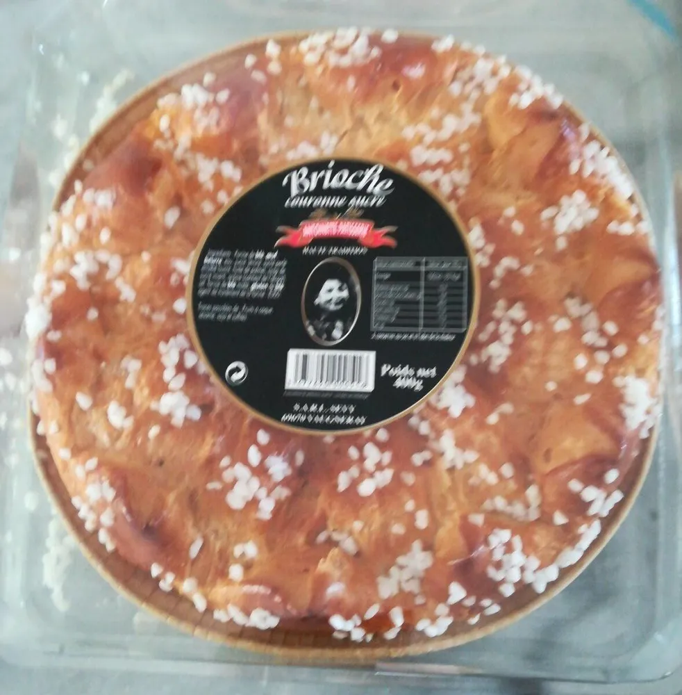 Brioche couronne sucre