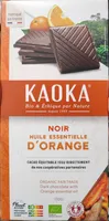 Chocolat noir huile essentielle orange