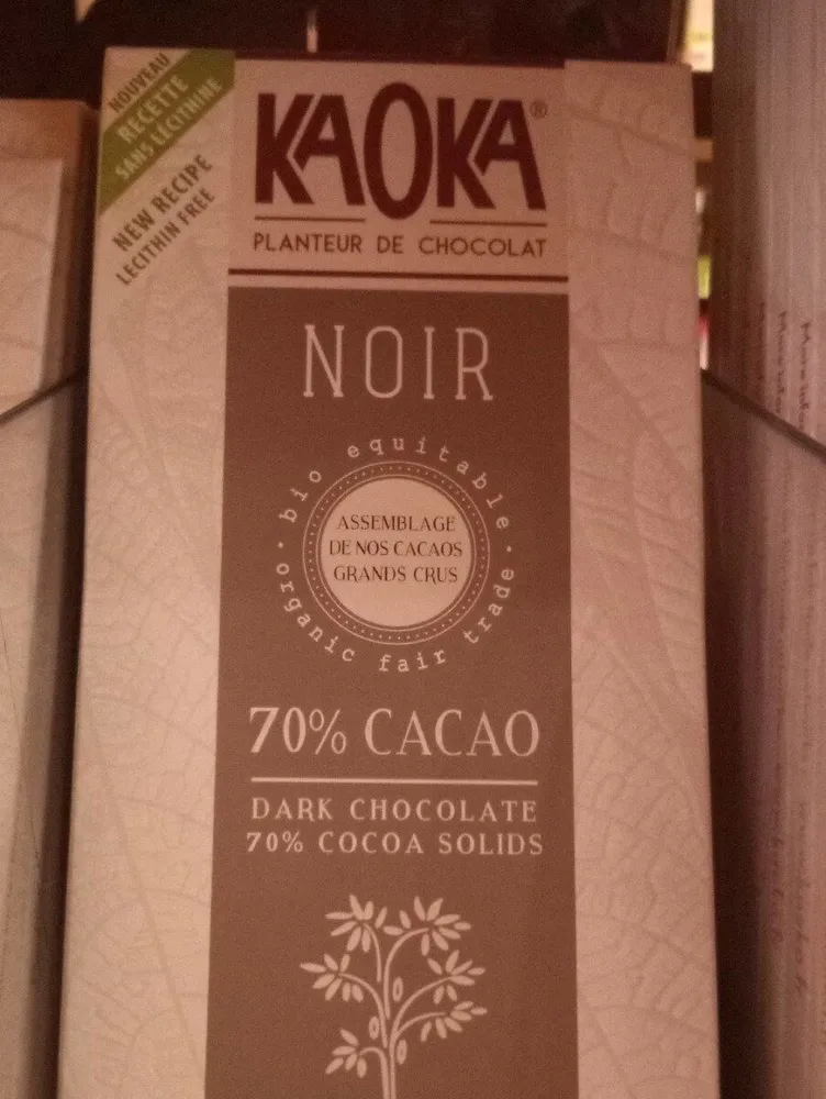 Chocolat noir 70%
