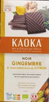 Chocolat Noir Gingembre & Huile Essentielle de Citron Bio
