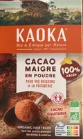 Cacao maigre en poudre bio équitable