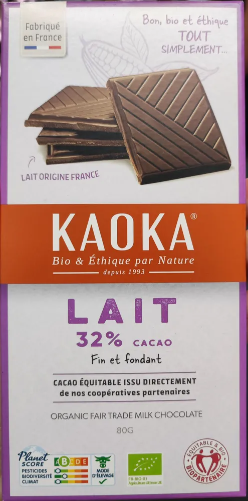 Milk Simply Chocolat au lait