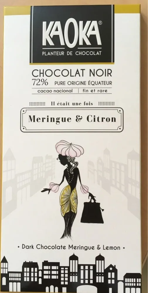Chocolat Noir Meringue Citron Il était une fois.