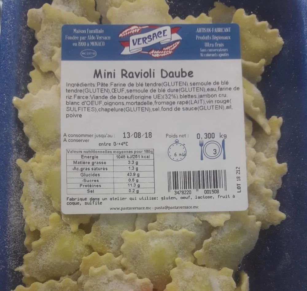 Mini Ravioli Daube