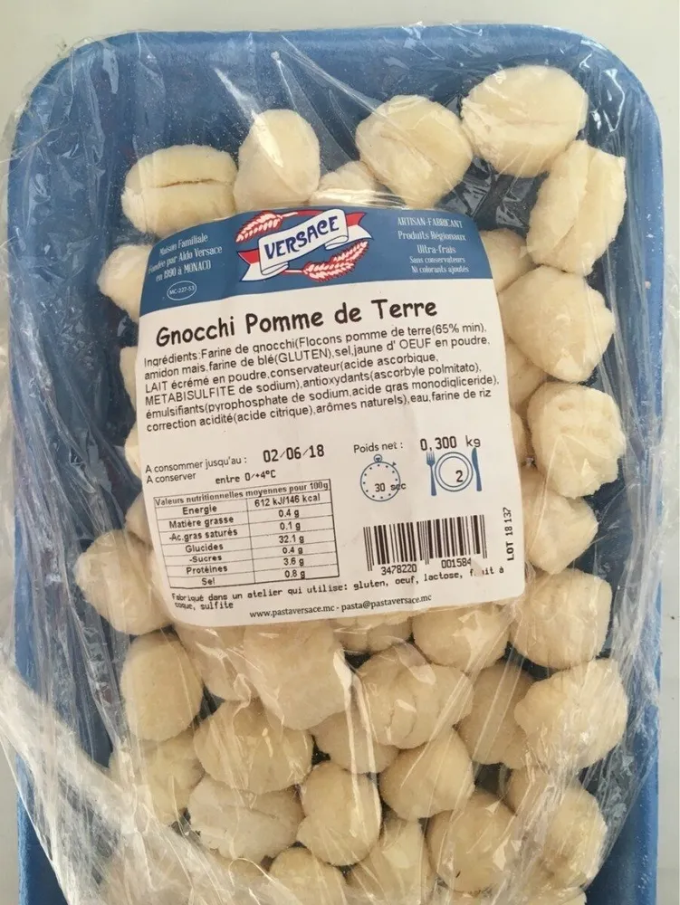 Gnocci Pomme de terre