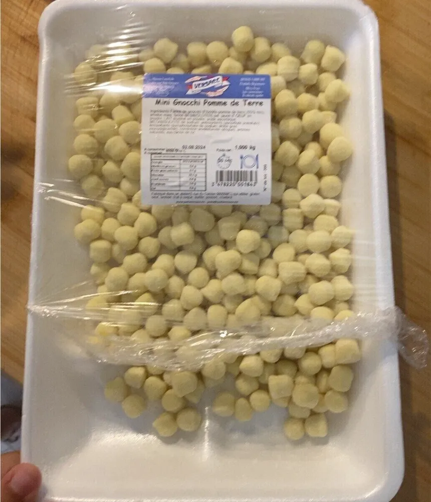 Mini gnocchi, pomme de terre