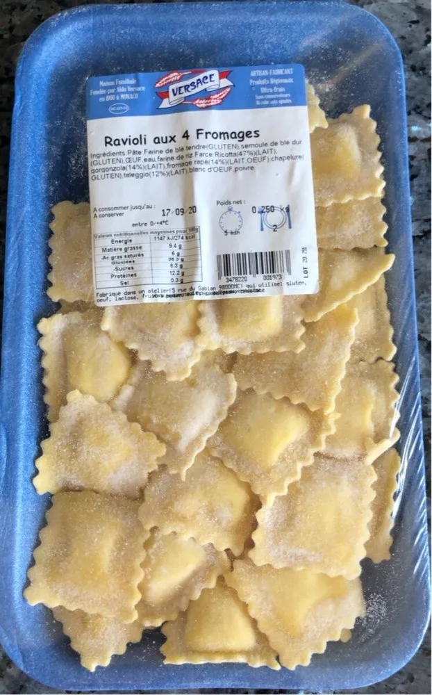 Ravioli aux 4 fromages