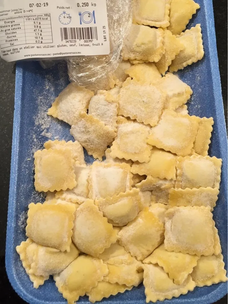 Mini ravioli aux cepes