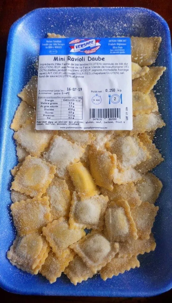 Mini ravioli daube