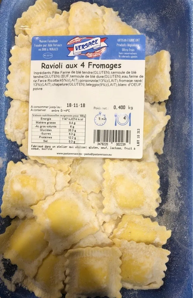 Ravioli aux 4 fromages
