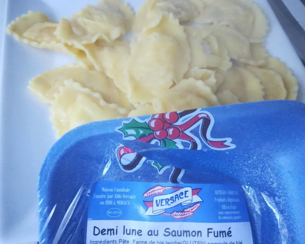 Demi lune au saumon fumé