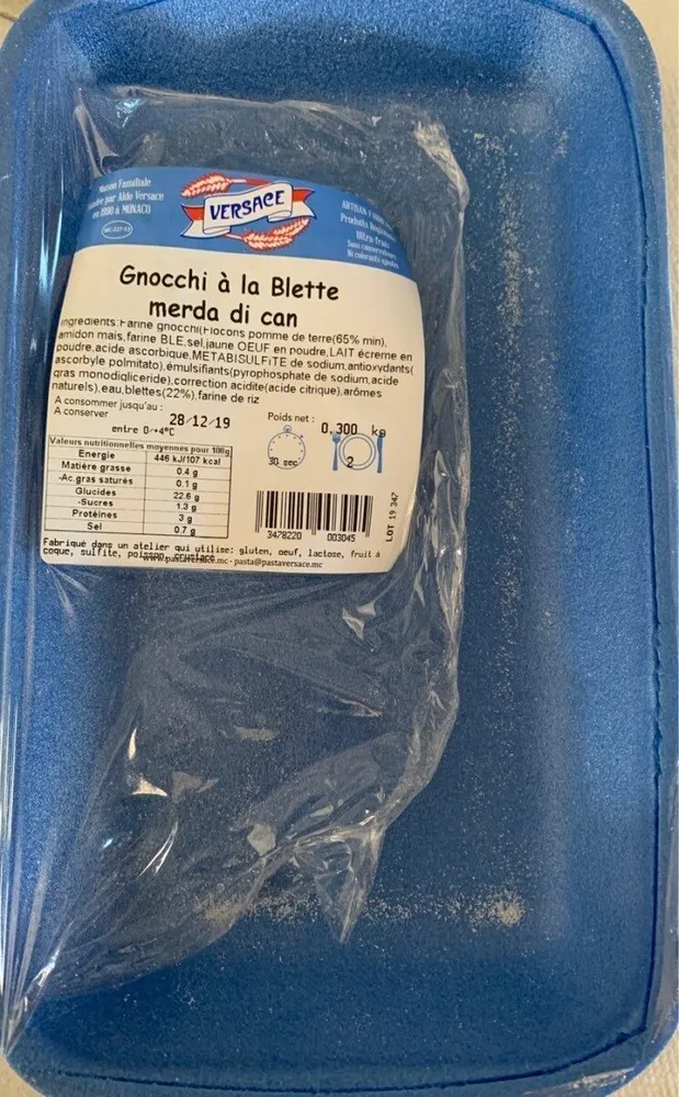 Gnocchi à la merda di can