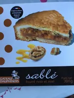 Sablé fourré noix et miel
