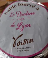 Sablé fourré à la praline rose de Lyon