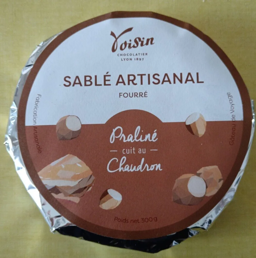 Sablé fourré praliné