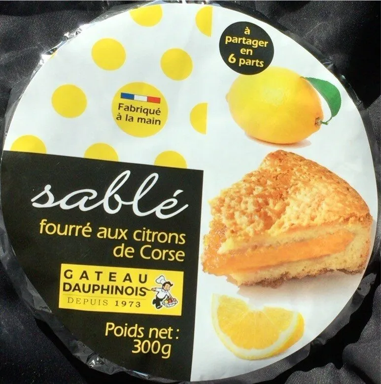 Sablé fourré aux citrons