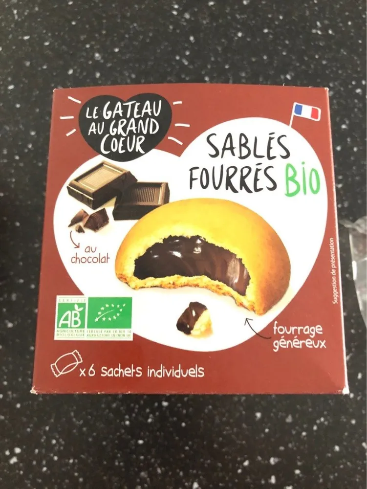Sablés fourrés bio