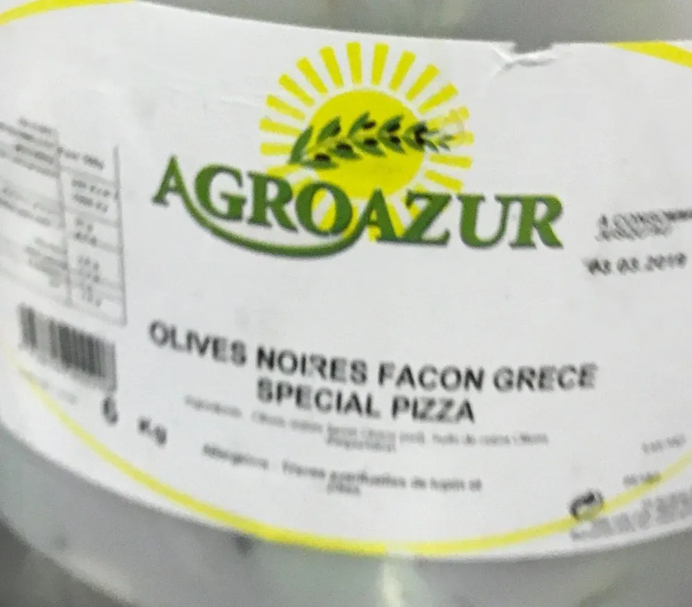 Olives noires facon grece