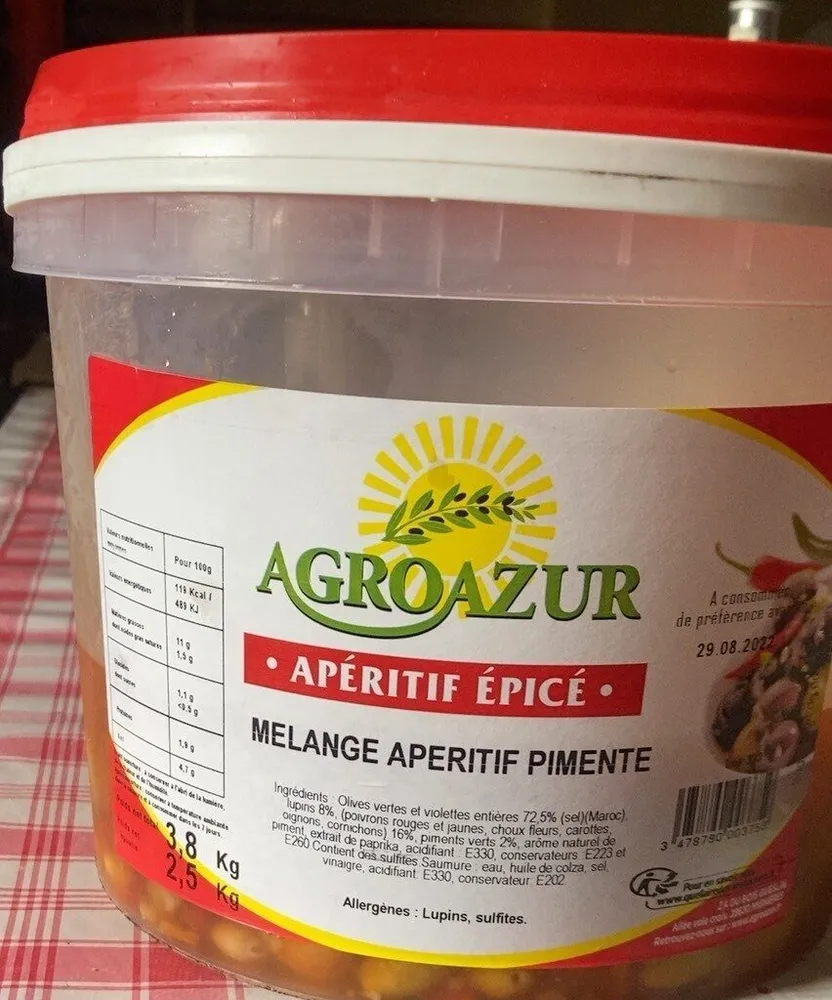 Melage apéritif pimenté