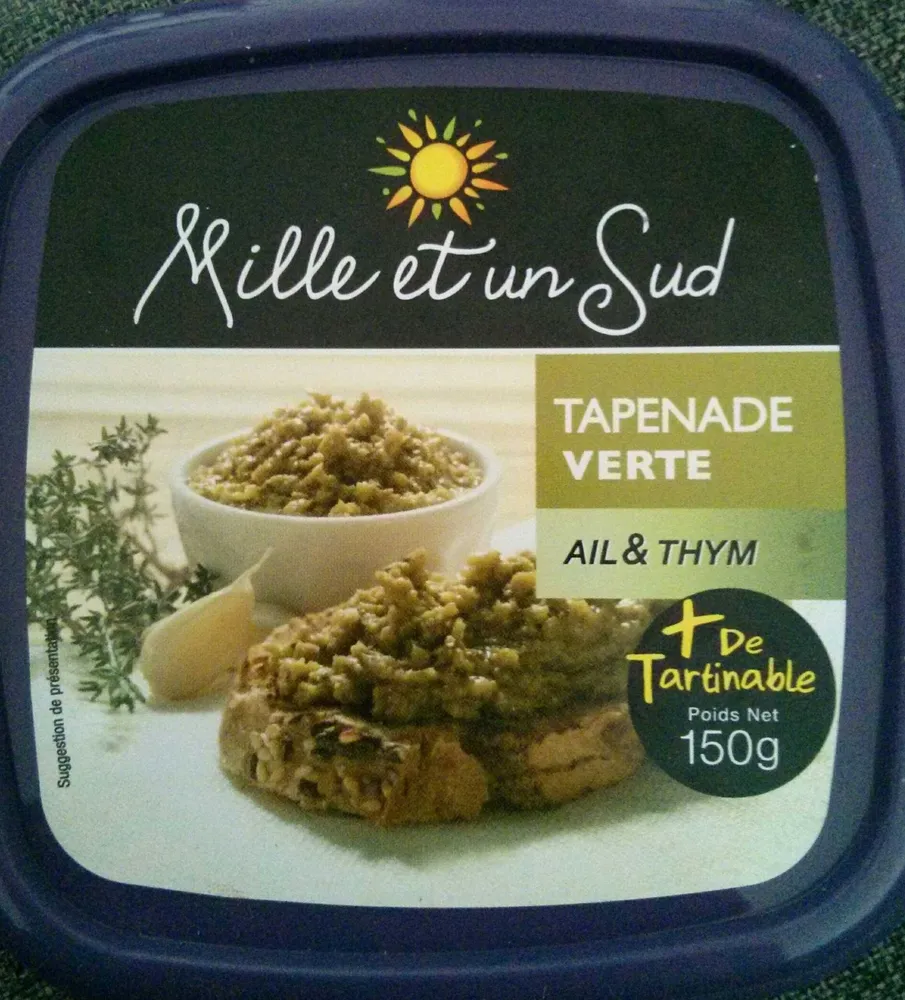 Tapenade verte ail & thym