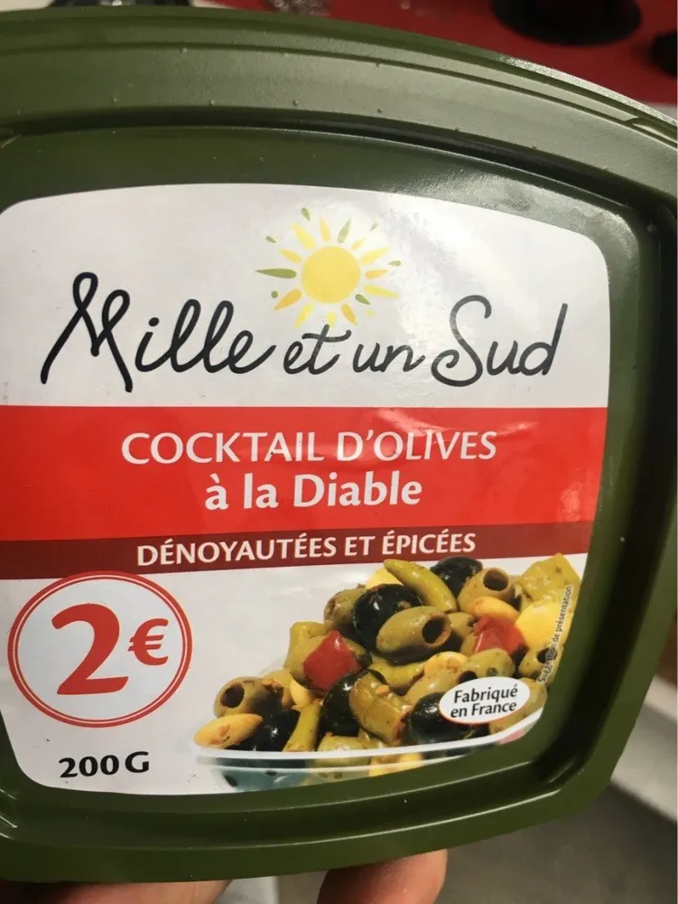 Cocktail d'olives à la diable