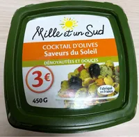 Cocktail d'olives Saveurs du Soleil Dénoyautées et Douces