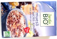 Muesli sans sucres ajoutés aux graines gourmandes