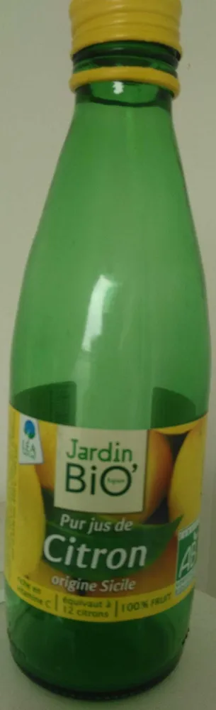 Pur jus de citron, origine sicile