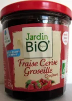 Confiture Fraise Cerise Groseille bio