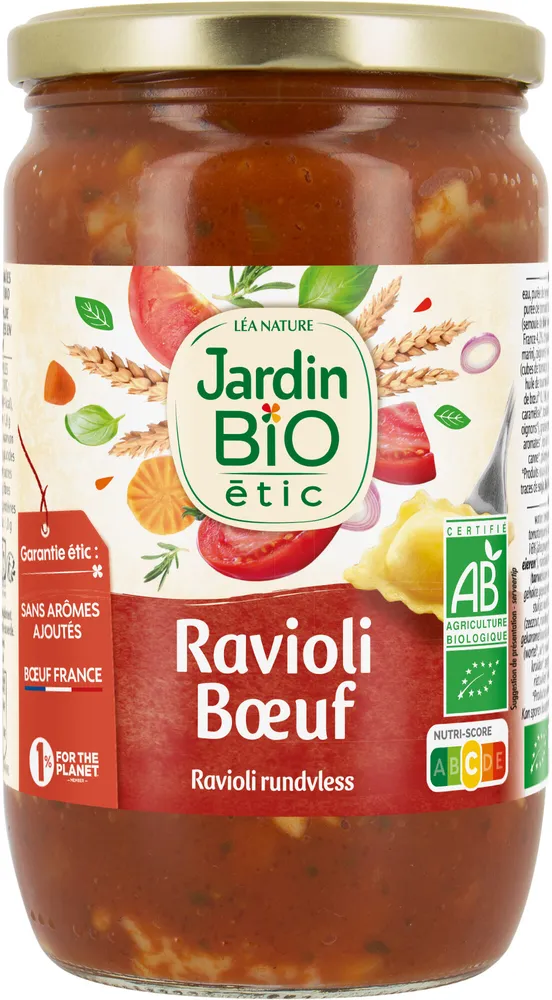 Ravioli Bœuf Bio