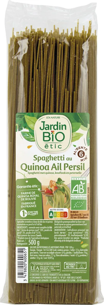 Spaghetti au Quinoa Persil Ail
