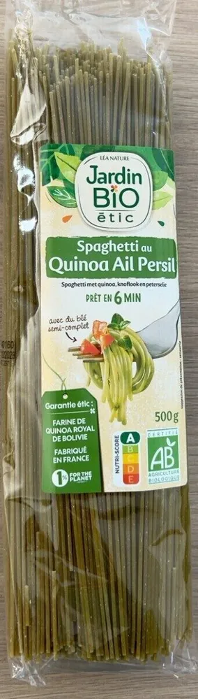 Spaghetti quinoa ail et persil